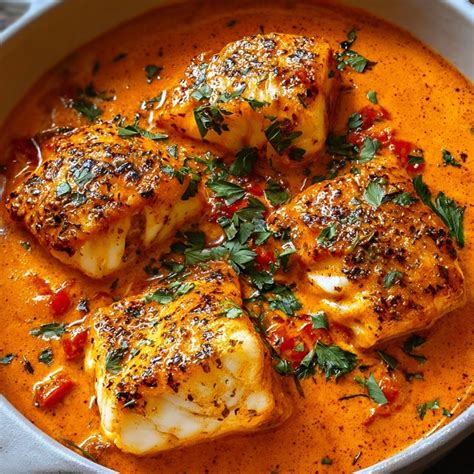 Easy and Delicious Cod in Red Pepper Sauce Recipe
