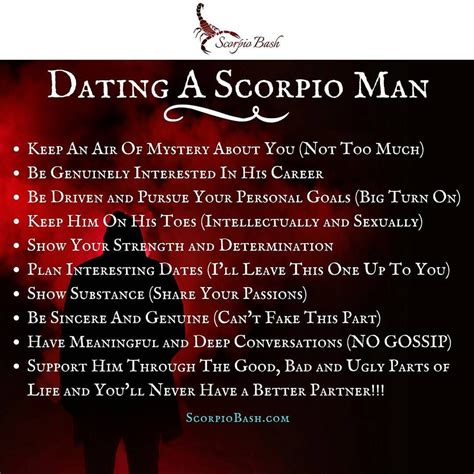Scorpio Characteristics Male