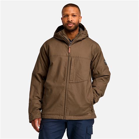 Men's Timberland PRO® GritFlex Canvas Hooded Jacket