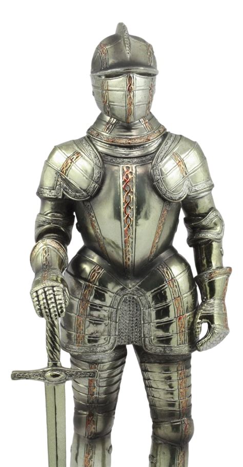 Buy Ebros Large 12.5" Tall Medieval Suit of Armor Swordsman Knight ...