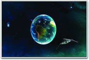 Spaceship Earth Artistic Paper Print - Abstract posters in India - Buy ...