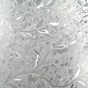 Buy WISDOM Window Glass Decorative Frosted Film Heat Control Self ...