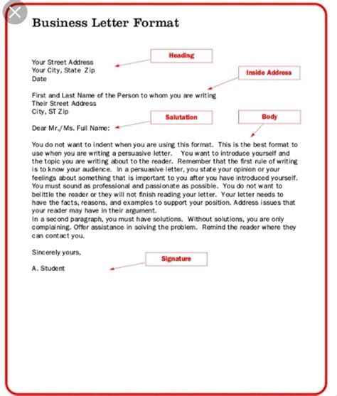 official letter body - Brainly.in