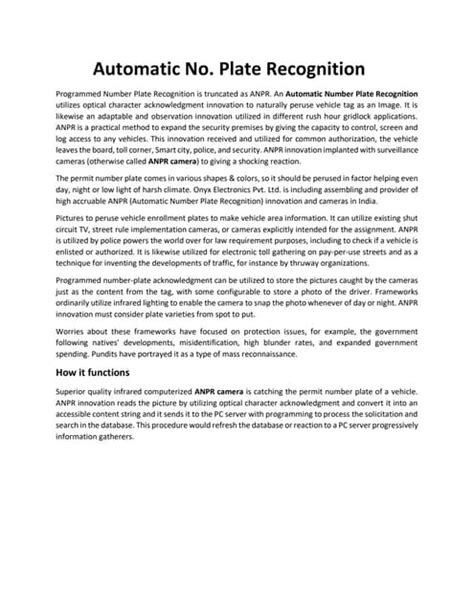 Image result for Automatic Number Plate Recognition