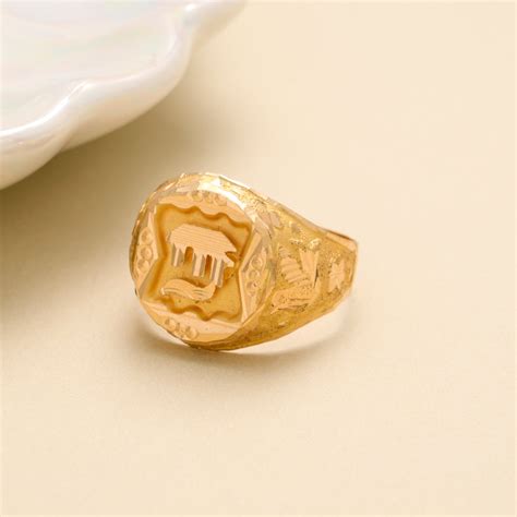 Murunga Graceful OM Gold Ring | Sri Anu Jewellers