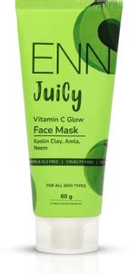 ENN Juicy Vitamin C Face Mask For Glowing Skin With Pure Neem & Amla ...