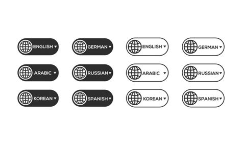 Image result for Change Language Button