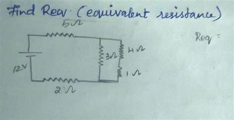 Find equivalent resistance (Req) - Brainly.in
