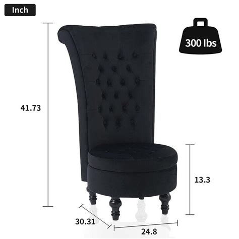 Coreas Wide Tufted Velvet Wingback Chair