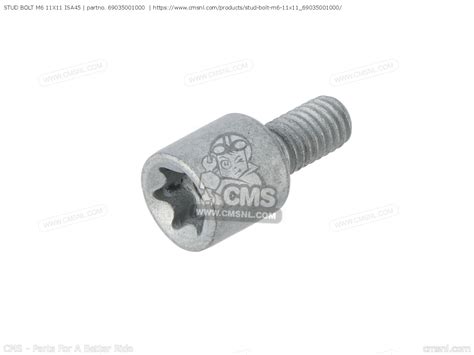 STUD BOLT M6 11X11 ISA45 voor KTM - bestel bij CMSNL