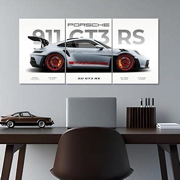 Funk You Store Paper Porsche 911 GT3 RS Poster Split Design Car Posters ...
