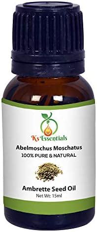 Ks Essentials Ambrette Seed Essential Oil (Abelmoschus Moschatus) 100% ...