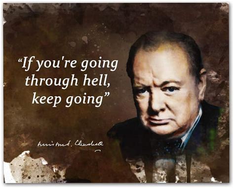 Joy For All Art Inspirational Winston Churchill Quotes Wall Art - India ...