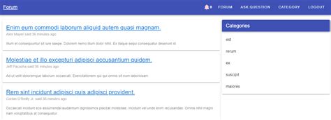 Functional Example of Forum Web App 的图像结果