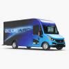 Electric Delivery Truck Blue Arc 3D | 3D Molier International