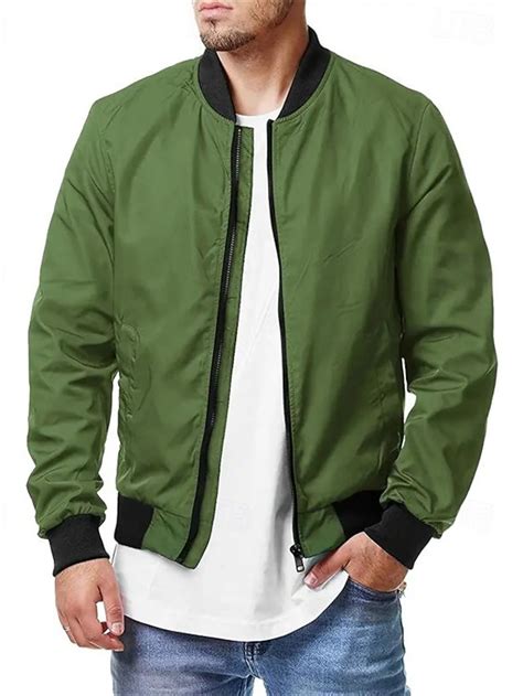 Men's Lightweight Jacket Summer Jacket Bomber Jacket Windbreaker ...