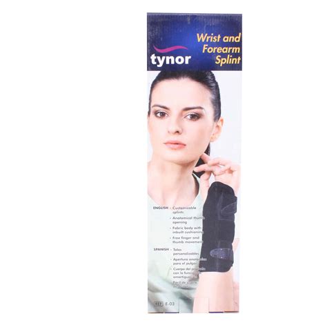 Tynor Wrist Forearm Splint Right Large, 1 Count Price, Uses, Side ...