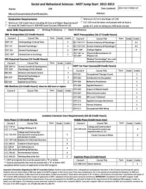 Fillable Online usm maine Social and Behavioral Sciences - MOT Jump ...