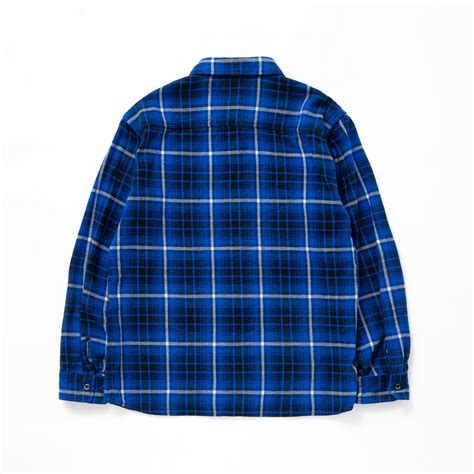 [RATS]COTTON FLANNEL BLUE CHECK SHIRT/BLUE CHECK – R&Co.
