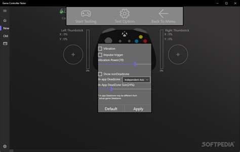 Game Controller Vibration Test 的图像结果
