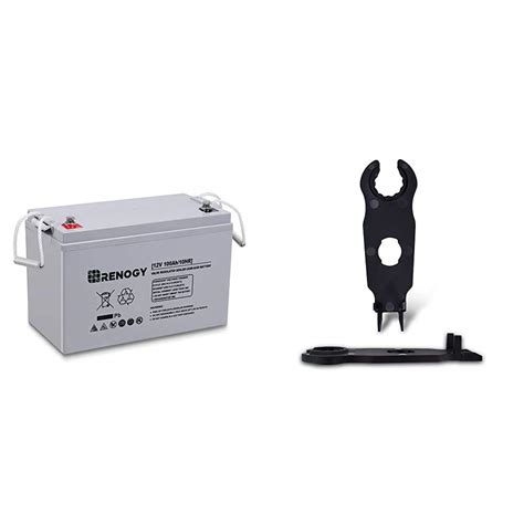 Buy Renogy Deep Cycle AGM Battery 12 Volt 100Ah for RV, Solar Marine ...