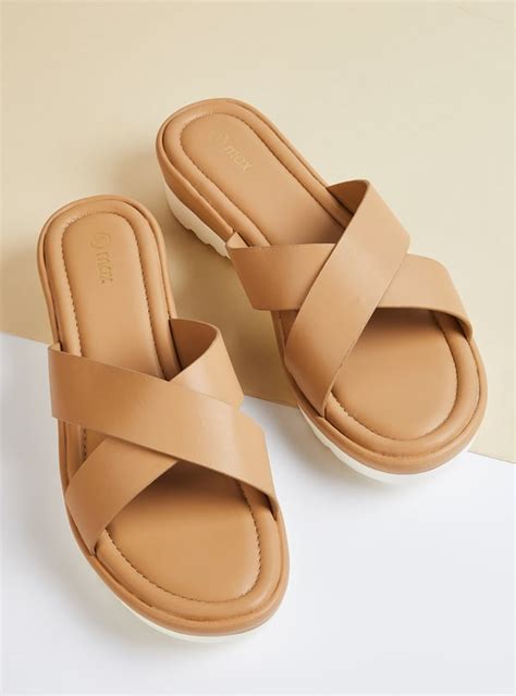 Buy Women Colourblock Cross Strap Platforms Online at just Rs. 899.0 ...