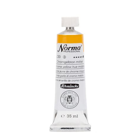 Schmincke Norma Oil Chrome Yellow Hue Mid S3 35ml : Amazon.in: Home ...
