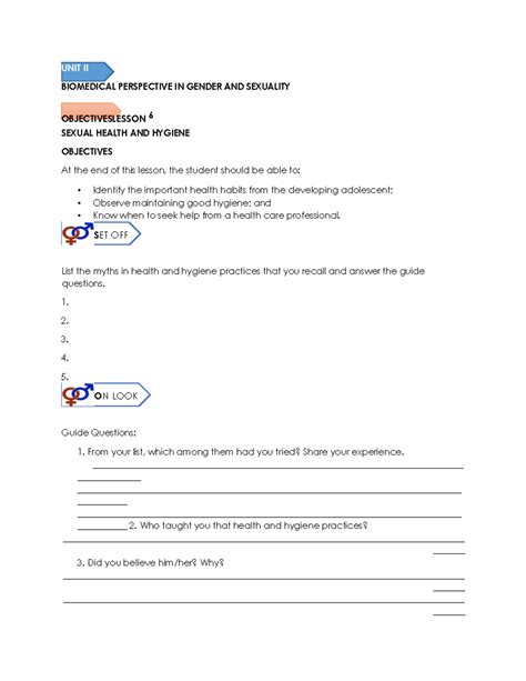 UNIT 2 SOC SCI 2 - Gender, Sexuality, and Adolescent Health Insights ...