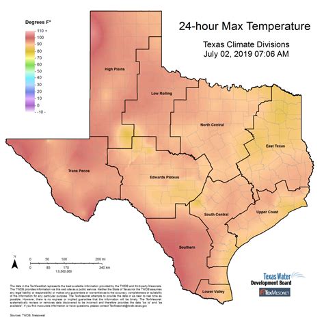 Current Temperature Map Of Texas - Map Worksheets