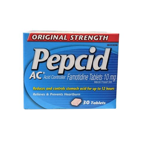Pepcid Acid Controller Famotidine 10 mg (30 tablets) - beyondRx.ca (by ...