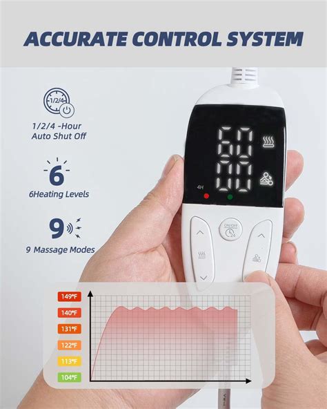 Buy NAPEI Heating Pad,Heating Pads with Massager,Weighted Heating Pad ...