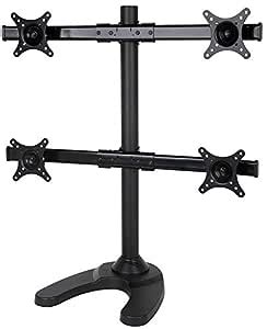 Rife Quad Clamp 4 LCD Arm Stand Desk Mounts for Samsung/Dell/ASUS/Acer ...