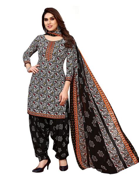 Buy SIRIL Women's Poly Cotton Unstitched Salwar Suit Material, 2 Mtr ...