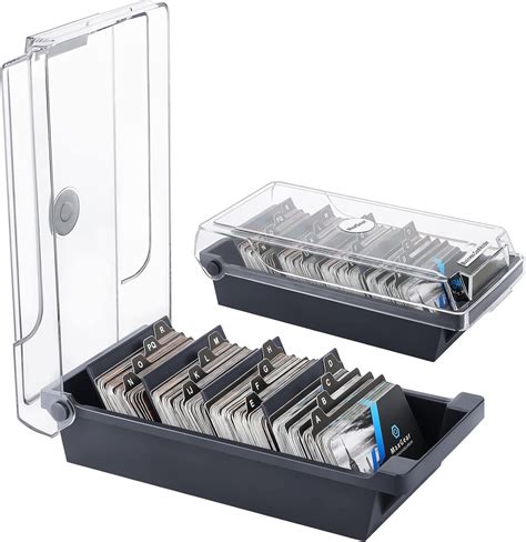 Amazon.com : MaxGear Business Card Holder for Desk, Business Card Case ...