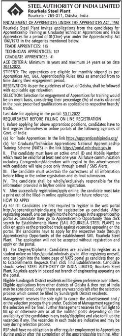 SAIL Apprentice Recruitment 2022 Out For 261 Vacancies, Apply Online Now