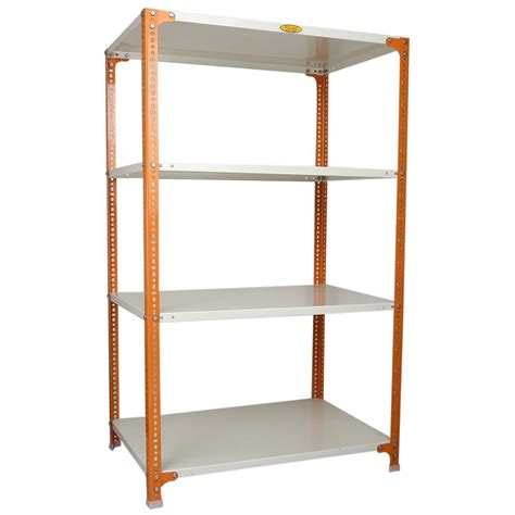 Mil-Nil Prime CRC Sheet 4 Shelf Multipurpose Slotted Angle Rack, 60 x ...