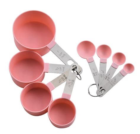 Buy Curify Food Grade Measuring Cup & Spoon Set, Stainless Steel Handle ...