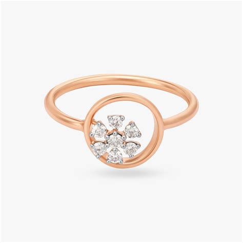 Blooming Brilliance Diamond Flower Finger Ring