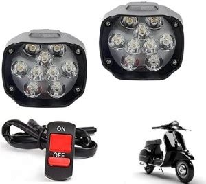 QUIRKY ZONE LED Fog Lamp Unit for Bajaj, Hero, Honda, TVS, Suzuki, KTM ...