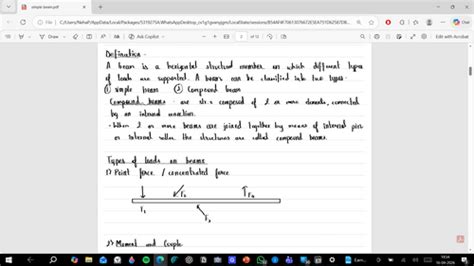 simple beam lec 1 Flashcards | Quizlet
