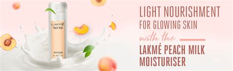 Buy Lakme Peach Milk Moisturizer Body Lotion 60 ml Online at Low Prices ...