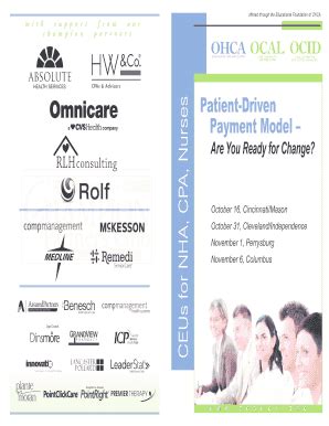 Fillable Online OHCA PAC Fall Conference Golf Outing The - efohca Fax ...