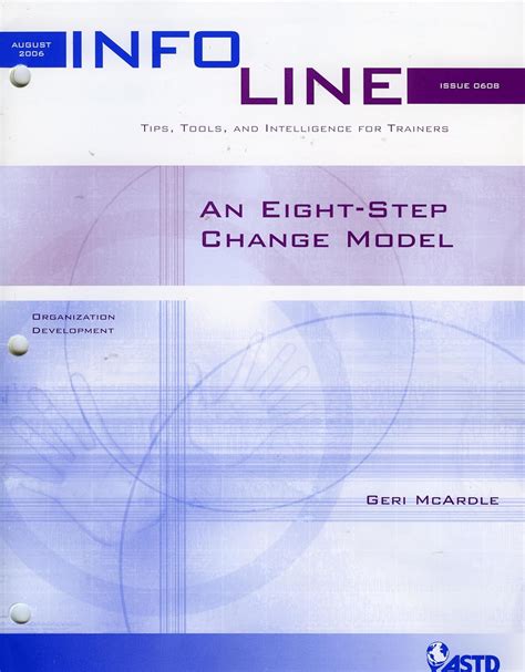 Buy An Eight-Step Change Model: August 2006, Issue 0608 (Infoline) Book ...