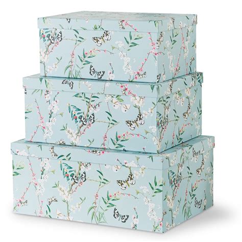 Buy Soul & Lane Butterflies in Flight Photo Storage Boxes (Set of 3 ...