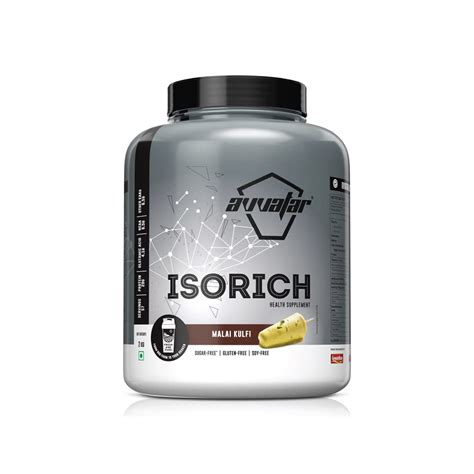 AVVATAR WHEY ISORICH PROTEIN | 2Kg | Malai Kulfi Flavour | 29g Protein ...