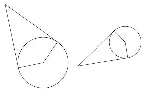 Image result for Tangent Line Circle Example Material