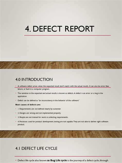 Defect Report Template Course 的图像结果