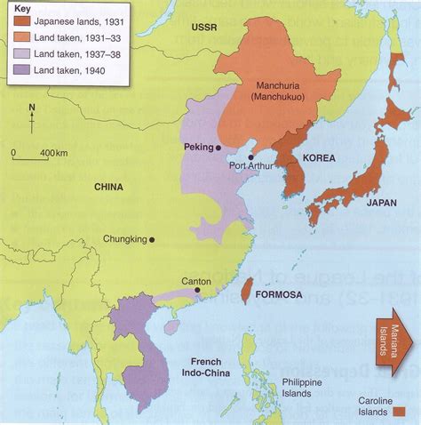 La invasión japonesa de Manchuria, 1931.