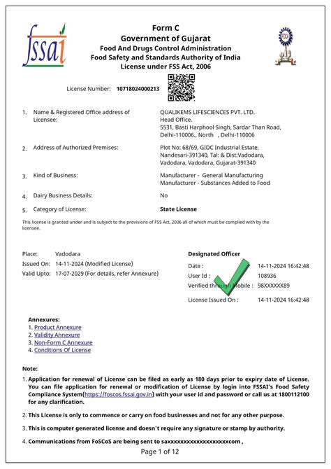 Qualikems - Certifications