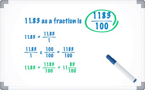 11.83 as a Fraction - Decimal to Fraction